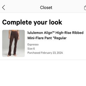 lululemon athletica Espresso Ribbed High-Rise Leggings